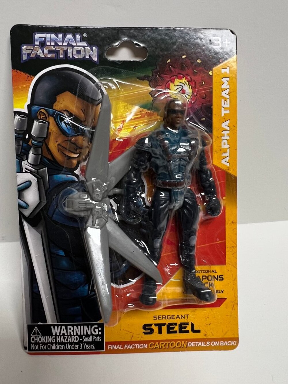 Final Faction - Alpha Team 1 - Master Sergeant Steel - Action Figure
